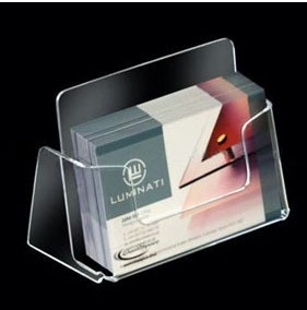 Magazine Transparent Acrylic Display Stands Brochure Holder With Artwork Printing