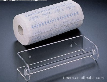 Unique Fashion Towel Transparent Acrylic Display Stands with LOGO print