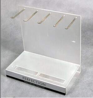 Home Decorative Clear Free Standing Flower Acrylic Display Stands 120*2200*200mm