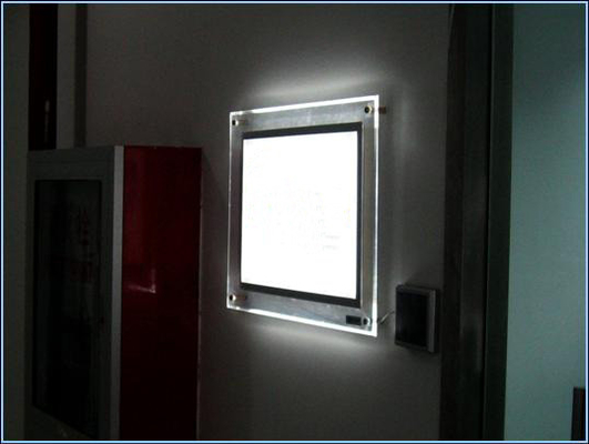 Desktop Acrylic Photo Frames Brochure Display Racks For Hotels / Restaurants