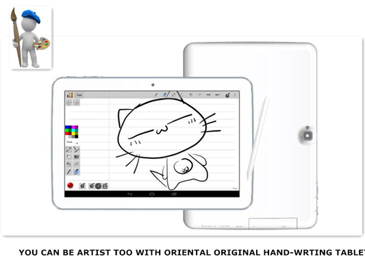 Android 4.4 Educational Tablet PC With 10.1 Inch Electromagnetic Panel
