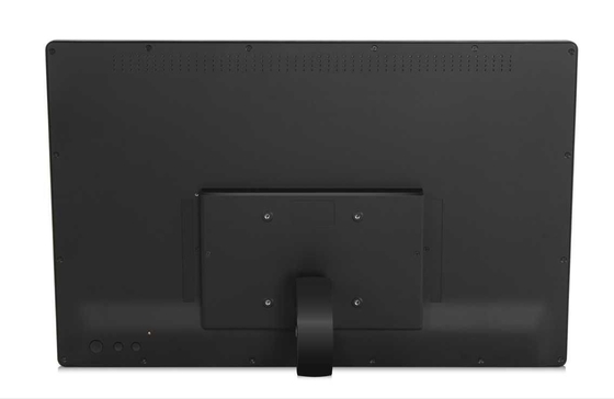 Black Wide Screen HD IPS 32 Inch Digital Photo Frame Plastic Case