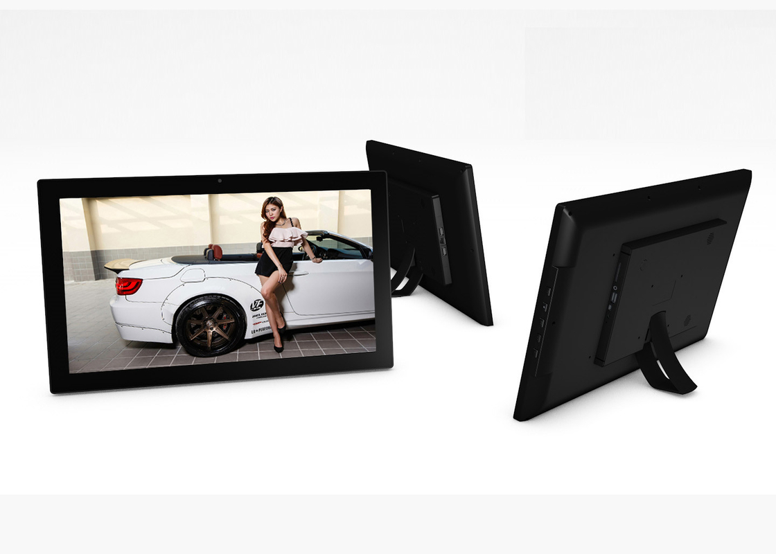 15.6 Inch Touch Screen Digital Picture Frame Free Viewing Angle IPS Screen HD
