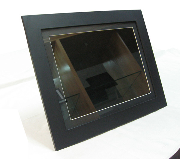 Cool Wooden 15 Inch Hd Digital Photo Frame , USB 2.0 Electronic Photo Frames