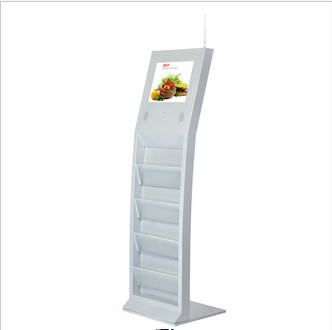 15&quot; USB 2.0 Magazine Floor Standing LCD Advertising Player With Flash Memory Card