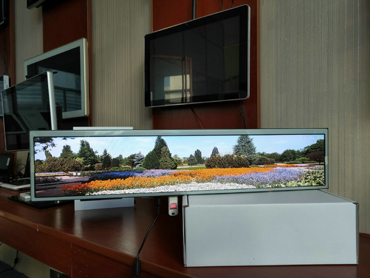 Ultra - Wide Wall Mounted Digital Signage 24 Inch Full HD 250-350 Nits High Brightness