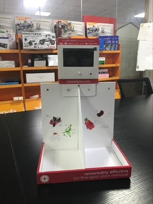 Ultra Light Video Business Cards 7'' Video Monitor For Shelves / Stands / POS Displays