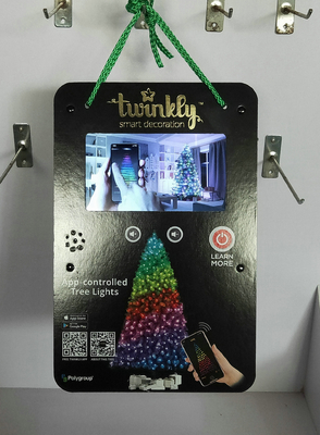 Battery Operated Custom Video Greeting Cards 7 Inch LCD Brochure For Advertisement