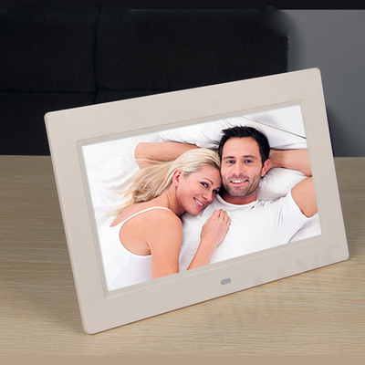 3.5-7W LCD Digital Photo Frame 7" 250-300cd/m2 Brightness For Family / Commercial