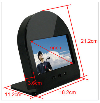7 Inch 2500cd/m2 High Brightness LCD Display Monitor Support Button Control