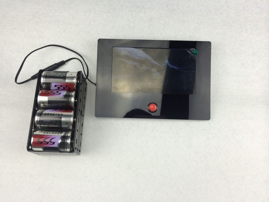 Dry Battery Powered Digital Photo Frame Low Consumption With Press Button